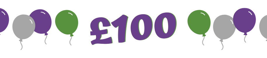 £100 donation total